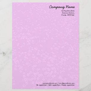 Papel Timbrado Tapeçaria de Margaridas - Rosa Pálido