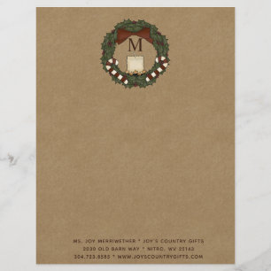 Papel Timbrado Terra Primitiva de Natal do País Monograma