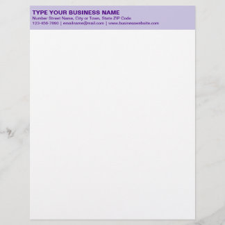 Papel Timbrado Textos simples sobre o título monocromático em rox