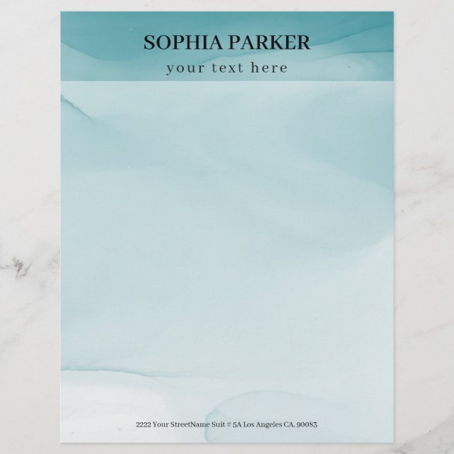 Papel Timbrado Tinta alcoólica (Frente)