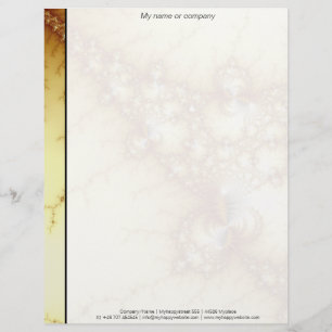 Papel Timbrado Tolos Dourados - Arte Fractal