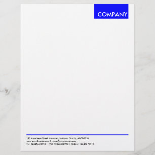 Papel Timbrado Top Tag - Azul