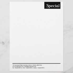 Papel Timbrado Top Tag - Preto
