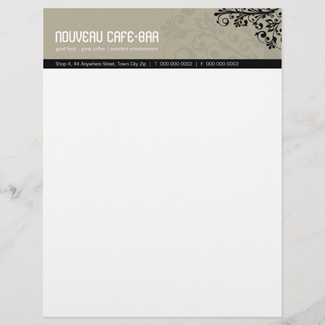 Papel Timbrado TRENDY BUSINESS LETTERHEAD: Elemental 7 (Frente)