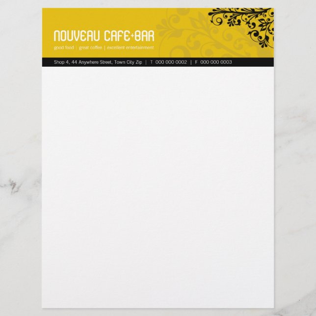 Papel Timbrado TRENDY BUSINESS LETTERHEAD :: Elemental 9 (Frente)