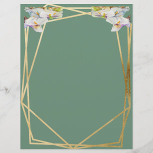 Papel Timbrado  Três aros brancos Letterhead