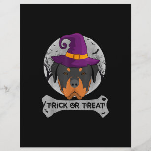 Papel Timbrado Truque Rottweiler Ou Cão Engraçado