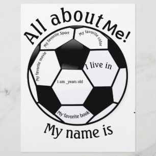 Papel Timbrado Tudo sobre MIM! Bola de Futebol 