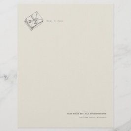 Papel Timbrado Unsent Letter- Jane Austen Inspired Letterhead