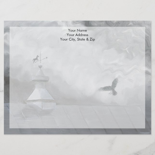 Papel Timbrado Vane Crow e Clima (Frente)