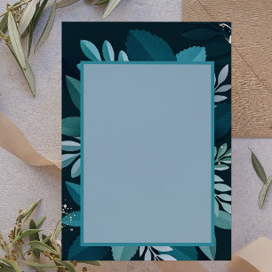 Papel Timbrado Verde Escuro Elegante