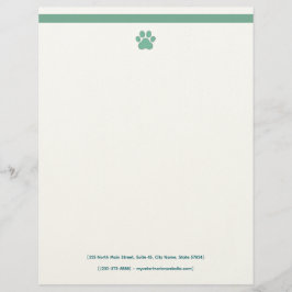 Papel Timbrado Veterinarian Letterhead Template | Formal