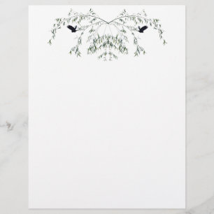 Papel Timbrado Voar para longe das aves