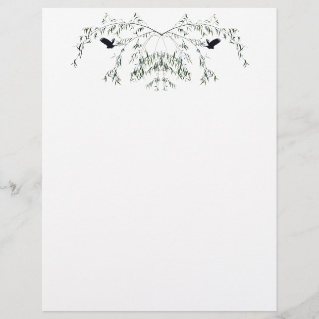 Papel Timbrado Voar para Longe de Aves (Frente)