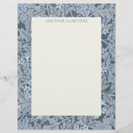 PAPEL TIMBRADO WILLIAM MORRIS LETTERHEAD COM "JASMINE"