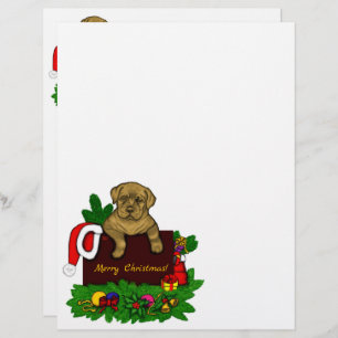 Papel Timbrado XMas puppy