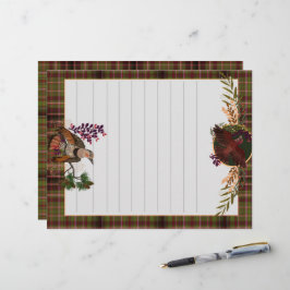 Papel Timbrado Yuletide Saudações Norte Flicker