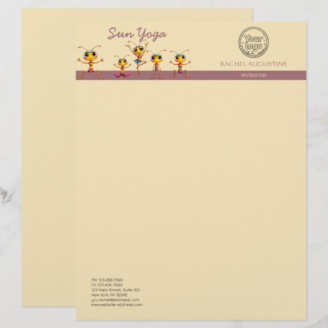 Papel Timbrado Zen Ants (Frente/Verso)