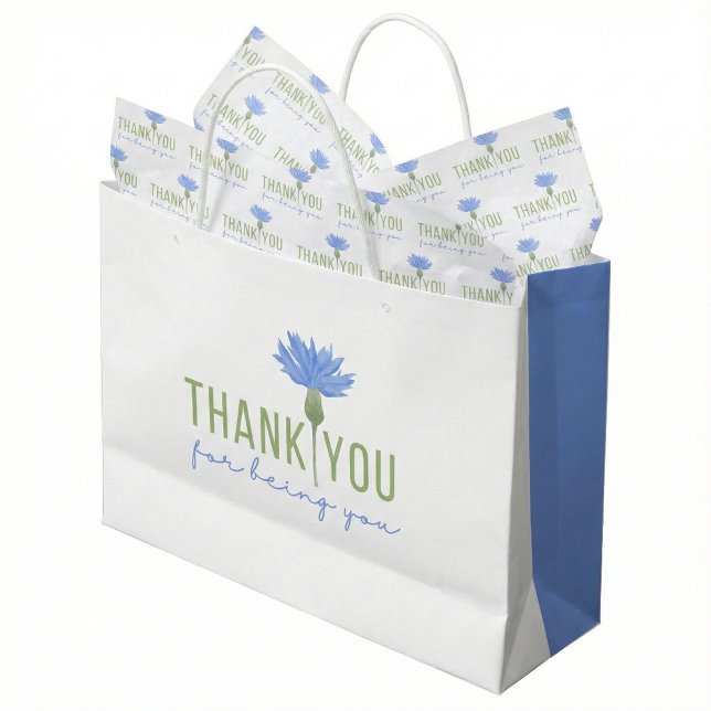 Papel Toalhete Obrigado Por Ser Quem É (Show your gratitude with this, "Thank you for being you" tissue paper! Matching gift bag available.)