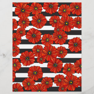 Papel vermelho 8.5x11 do álbum de recortes da
