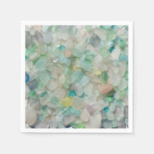 Papel Vidro do mar, guardanapo de vidro da foto da arte