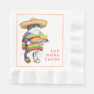 Papel WENDELITO Coma Mais Tacos Cunhou Guardanapo de Alm