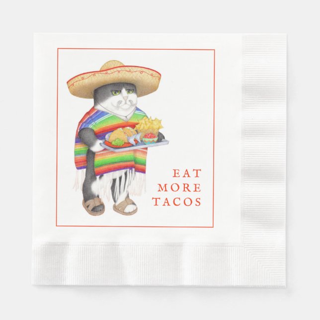 Papel WENDELITO Coma Mais Tacos Cunhou Guardanapo de Alm (Frente)