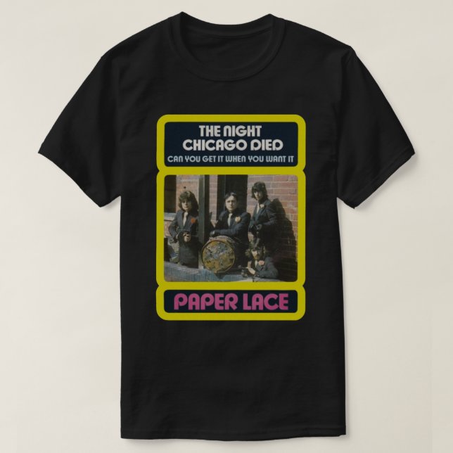 Papelão Na Noite Em Chicago Morreu Camisa Clássica (Frente do Design)