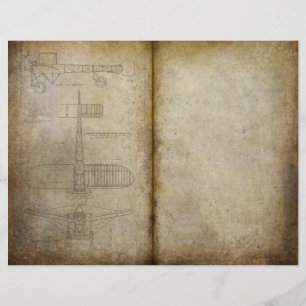 Papelão velho para Diários de aeronaves