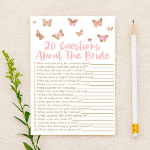 Papelaria 20 Perguntas Sobre O Jogo Do Chá de panela Da Noiv