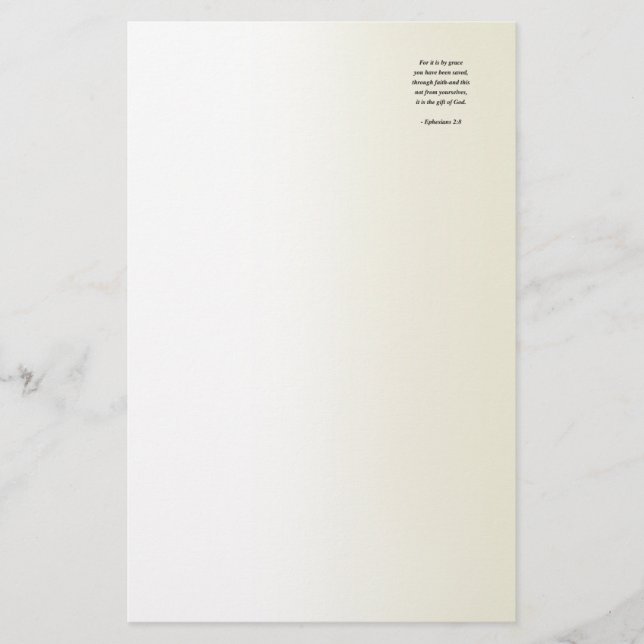 Papelaria 2:8 de EPHESIANS (Frente)