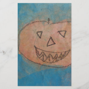 Papelaria A abóbora de sorriso, o Dia das Bruxas caçoa a