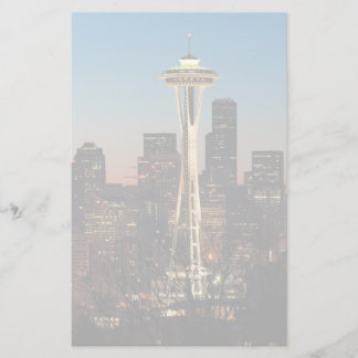 Papelaria A bandeira americana voa entre a lua ascensão