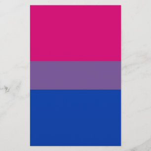 Papelaria A bandeira do Bi voa para o orgulho bissexual
