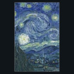 Papelaria A Noite Estrelado Van de Gogh (The Starry Night)<br><div class="desc">From the moment of his arrival in Arles, on 8 February 1888, Van Gogh was constantly preoccupied with the representation of “night effects”. In April 1888, he wrote to his brother Theo: “I need a starry night with cypresses or maybe above a field of ripe wheat.” In June, he confided...</div>