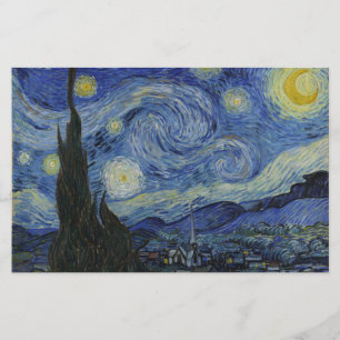 Papelaria A noite estrelado Vincent van Gogh 1889
