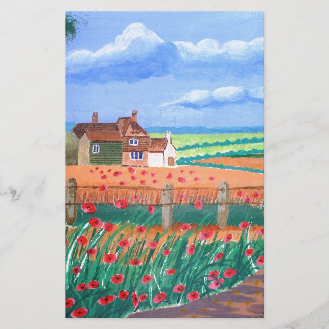 Papelaria A Poppy Field (Frente)