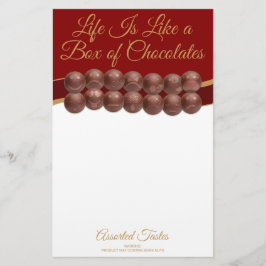 Papelaria A Vida É Como Uma Caixa de Chocolates