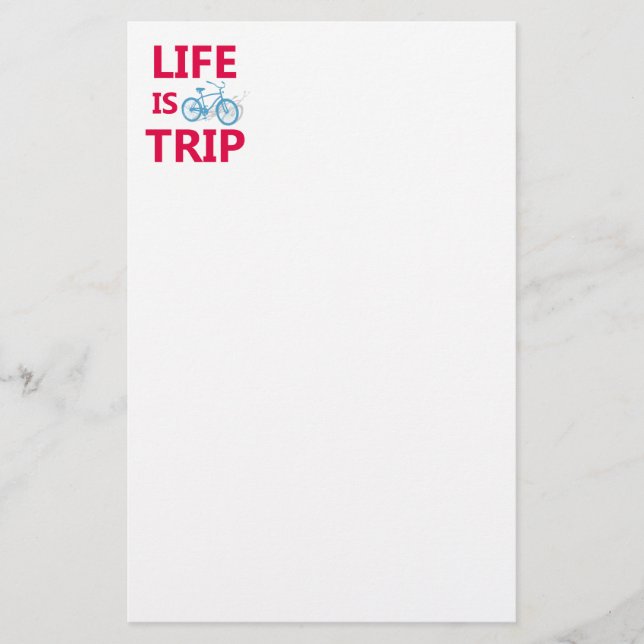 Papelaria A vida é uma viagem (Frente)