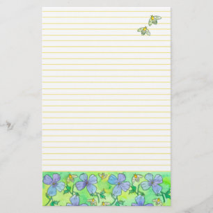 Papelaria Abelhas Brilhantes Lindas Amarelas