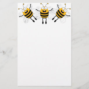 Papelaria Abelhas de três desenhos