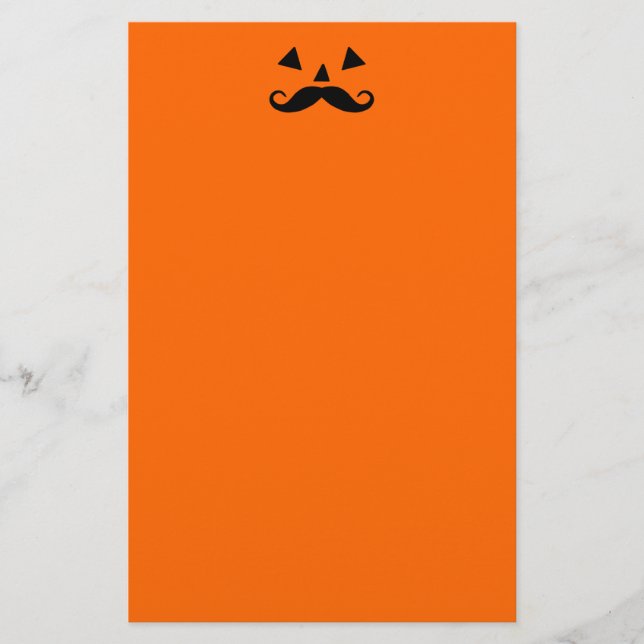 Papelaria Abóbora Bigode (Frente)