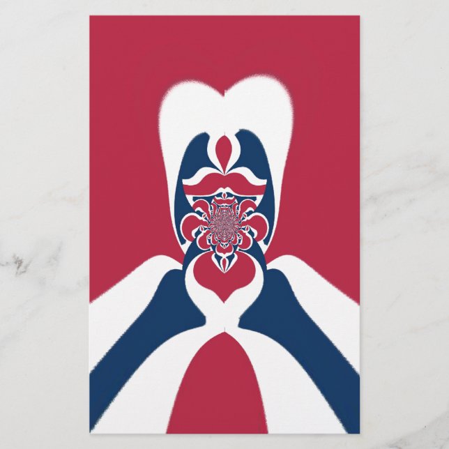 Papelaria Abstrato E.T. Art Impressão (Frente)