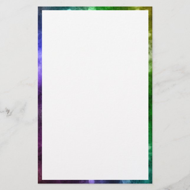 Papelaria Abstrato Rainbow Bokeh (Frente)