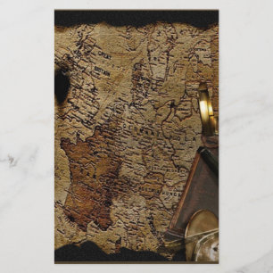 Papelaria Acessórios de viagem de tempo, mapa, bússola