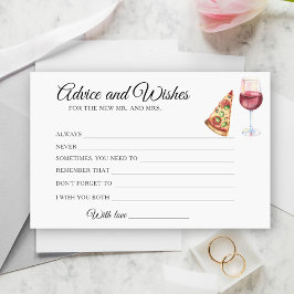 Papelaria Aconselhamento e Desejos para Chás de panela de vi