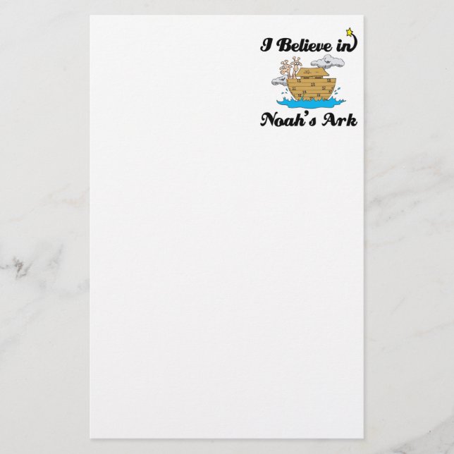 Papelaria acredito na arca noahs (Frente)