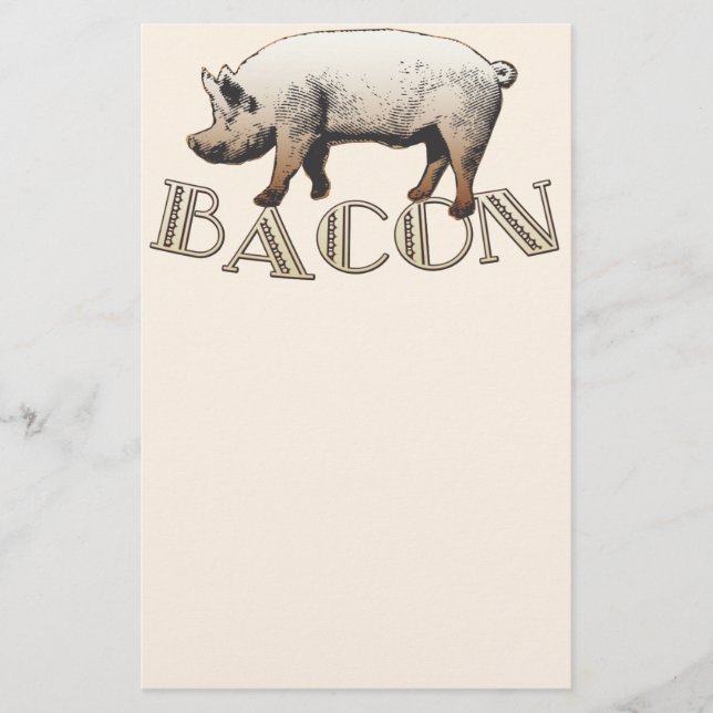 Papelaria Acrobat BACON Pig (Frente)