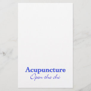 Papelaria Acupuntura - Abra o chi