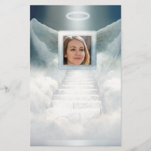 Papelaria Adicionar papel de anjo fotográfico